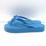 Gucci Pascar GG Marmont Platform Flip Flop Sandals Blue Size 38