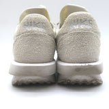 Nike x Sacai LD Waffle Sneakers White Nylon & Suede Size 4