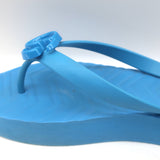 Gucci Pascar GG Marmont Platform Flip Flop Sandals Blue Size 38