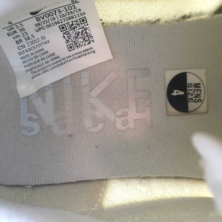 Nike x Sacai LD Waffle Sneakers White Nylon Size 4