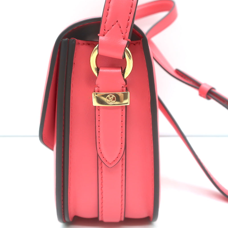 Louis Vuitton LV Pont 9 Shoulder Bag Dahlia Pink Leather NEW