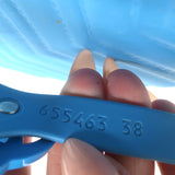 Gucci Pascar GG Marmont Platform Flip Flop Sandals Blue Size 38