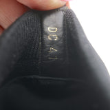 Christian Dior Walk'n'Dior High Top Sneakers Black Leather-Trim Knit Size 41