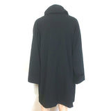 Yohji Yamamoto Pour Homme Scarf Coat Black Wool Size 4
