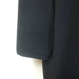 Yohji Yamamoto Pour Homme Scarf Coat Black Wool Size 4