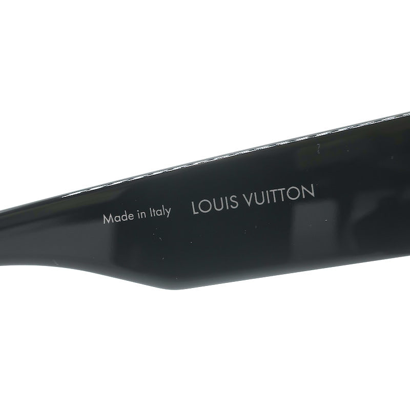 Louis Vuitton Swarovski Crystal Cyclone Glasses Black/Clear Z1790E 7MX NEW