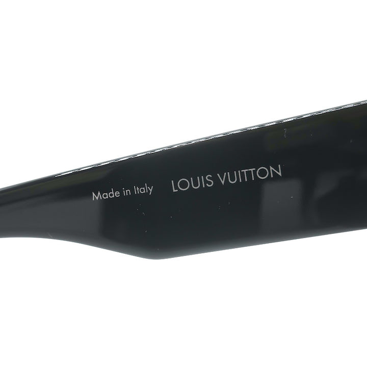 Louis Vuitton Swarovski Crystal Cyclone Glasses Black/Clear Z1790E 7MX NEW
