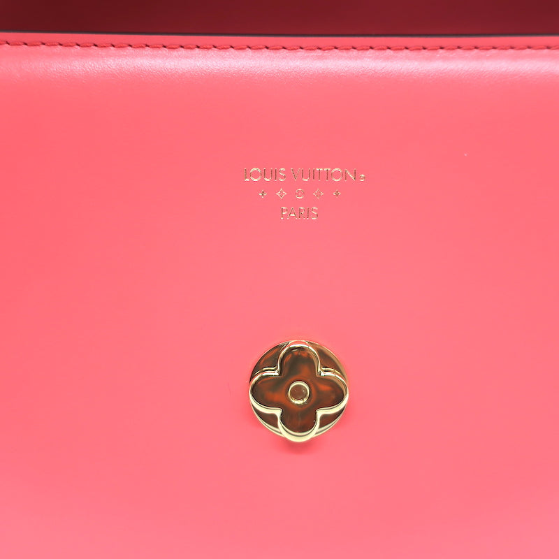 Louis Vuitton LV Pont 9 Shoulder Bag Dahlia Pink Leather NEW