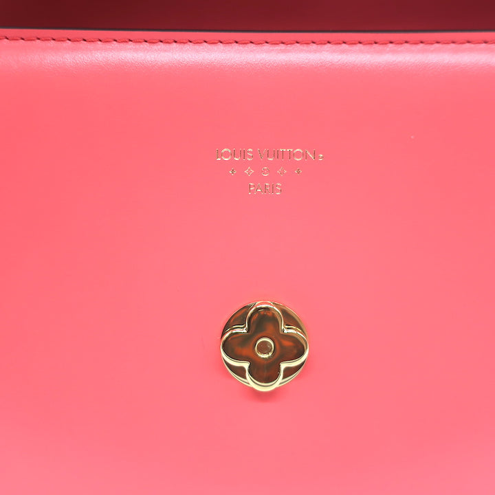 Louis Vuitton LV Pont 9 Shoulder Bag Dahlia Pink Leather NEW