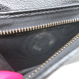 Gucci Torchon GG Marmont Card Case Wallet Black Diagonal Matelasse Leather