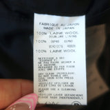 Yohji Yamamoto Pour Homme Scarf Coat Black Wool Size 4