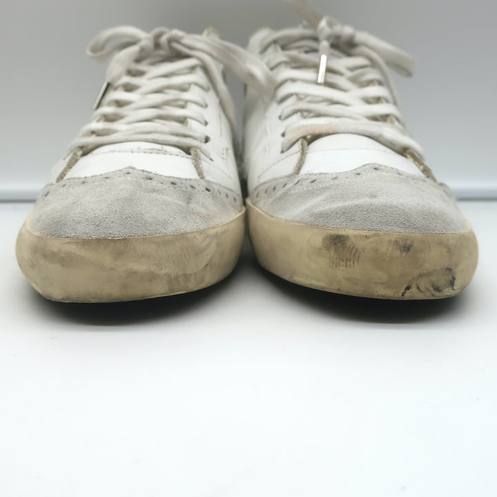 Golden Goose Swarovski Crystal-Embellished Mid Star Sneakers White Size 40