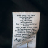 L'Agence Sterling Collared Sweater Black Cotton-Blend Knit Size Small