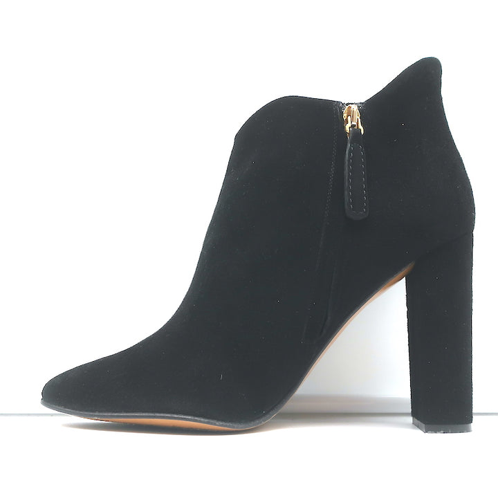 Chloe Ankle Boots Black Suede Size 41 High Heel Booties