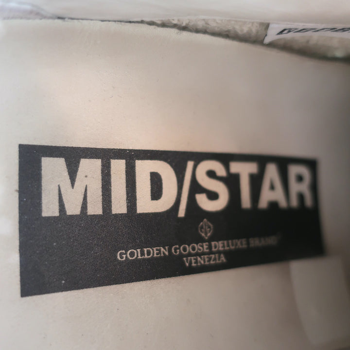 Golden Goose Swarovski Crystal-Embellished Mid Star Sneakers White Size 40