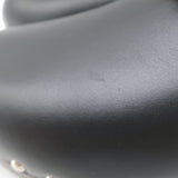 Hermes Carlotta Mules Black Leather Size 36