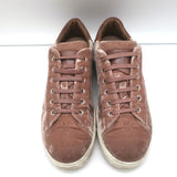 Gianvito Rossi Velvet Low Top Sneakers Dusty Rose Size 39
