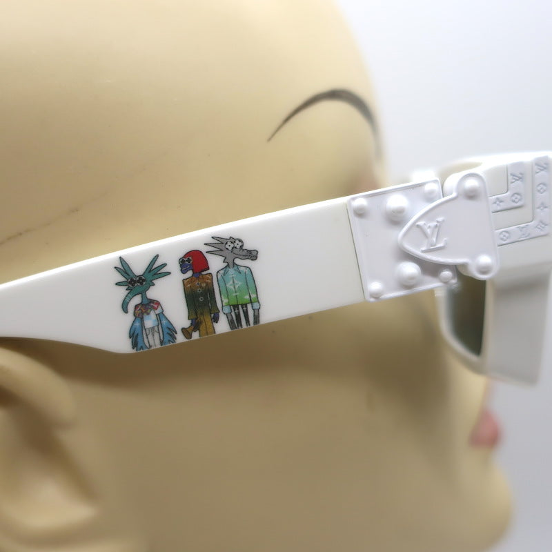 Louis Vuitton Zoom with Friends 1.1 Millionaire Sunglasses White Z1440E 8PD 55mm