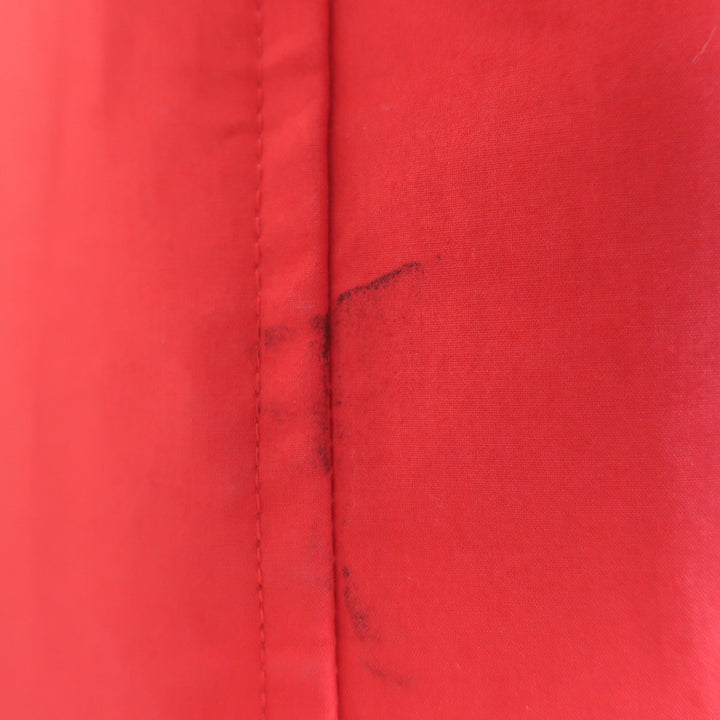 Burberry Brit Hooded Raincoat Red Coated Cotton Size Medium