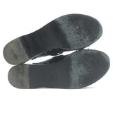 Hermes Carlotta Mules Black Leather Size 36