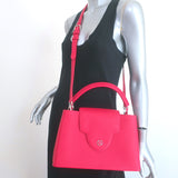 Louis Vuitton Studded Capucines PM Bag Bougainvillea Taurillon Leather NEW