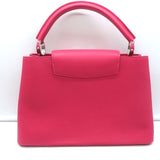 Louis Vuitton Studded Capucines PM Bag Bougainvillea Taurillon Leather NEW