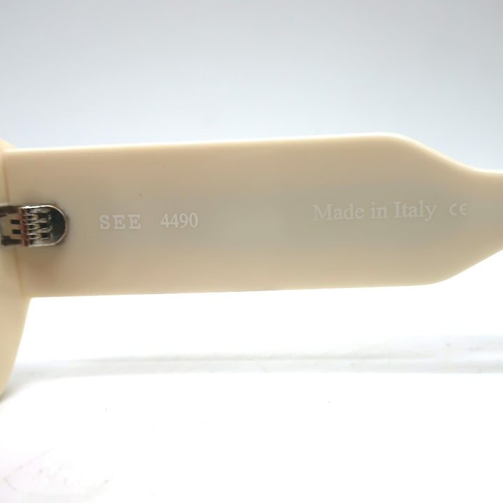 SEE 4490 Rectangular Sunglasses Ivory/Pink 56mm