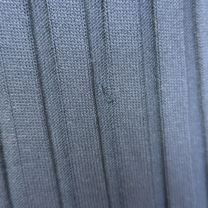 Toteme Bahia Ribbed Knit Midi Dress Navy Size Extra Small