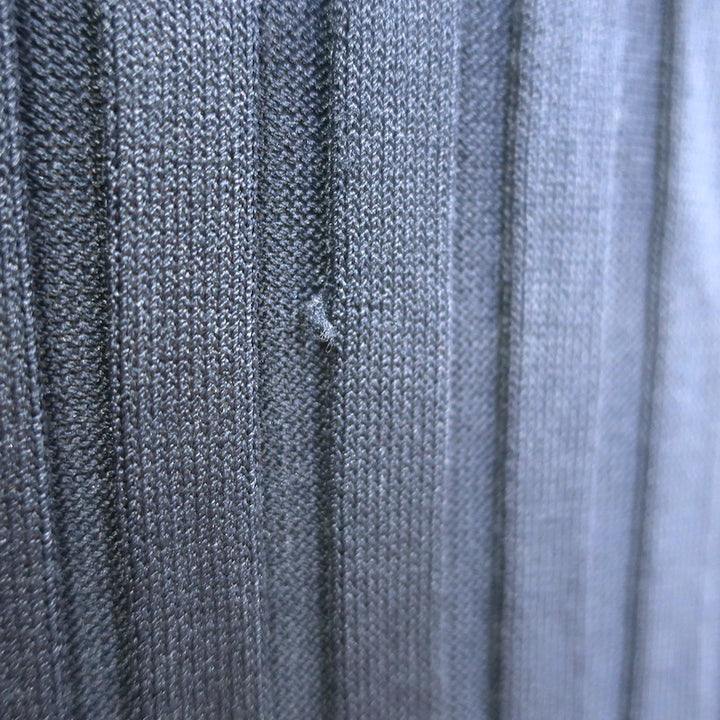 Toteme Bahia Ribbed Knit Midi Dress Navy Size Extra Small