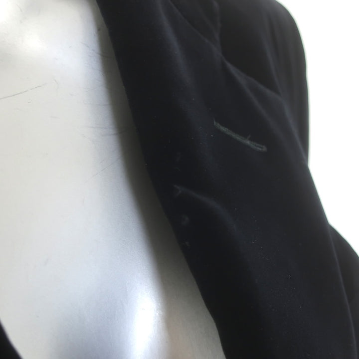 Loro Piana Velvet Blazer Black Size 42/ US 6 Three-Button Jacket