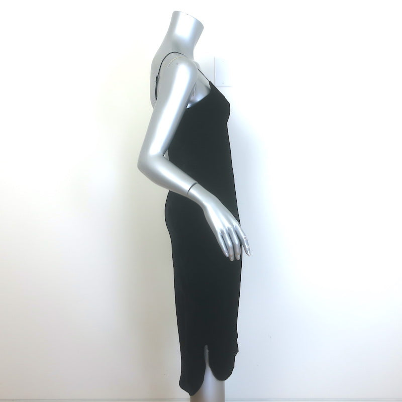 Nili Lotan Velvet Cami Dress Black Size Extra Small