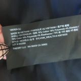 Theory Sylvain Shirt Black Stretch Cotton Size Large NEW