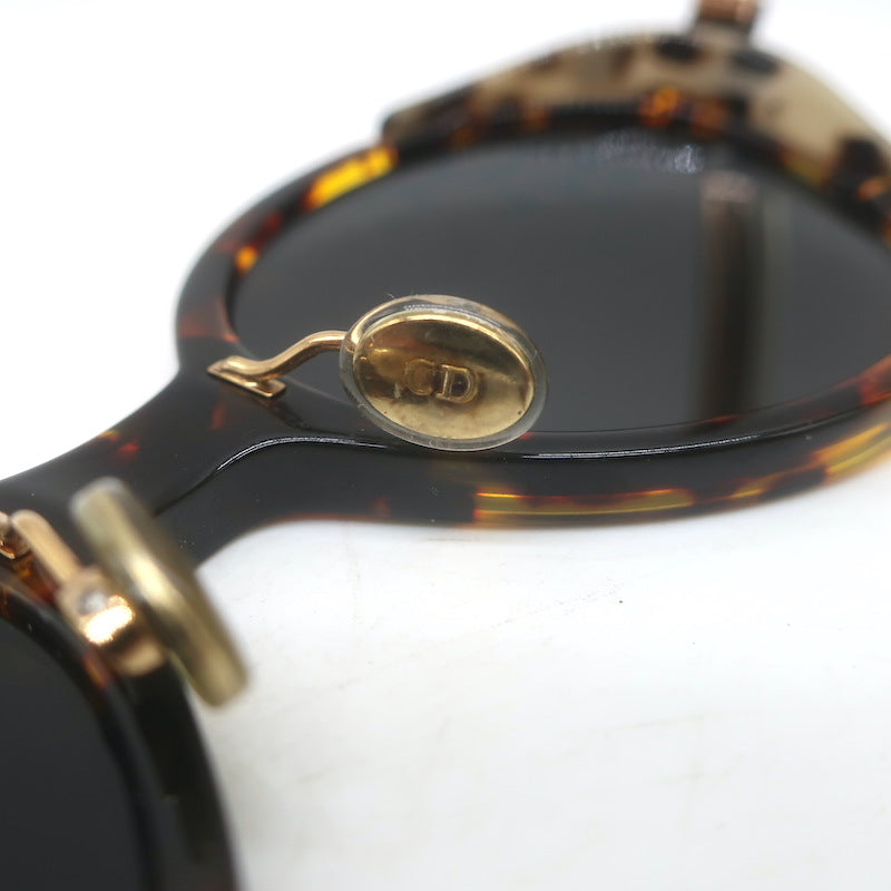 Christian Dior Umbrage Mirrored Round Sunglasses Tortoise/Rose Gold 0X3TN 52mm