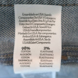 MOTHER The Duo Studded Jean Jacket Blue Stretch Denim Size Extra Small