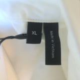 Theory Weekend Shirt White Fluid Cotton Size Extra Large NEW