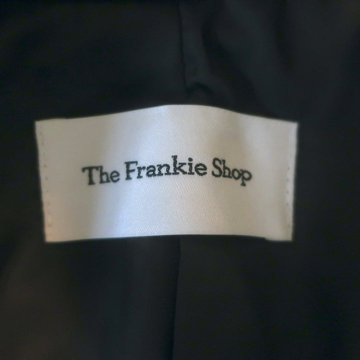 The Frankie Shop Colette Hourglass Blazer Black Cotton Size Extra Small/Small