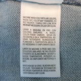 MOTHER The Duo Studded Jean Jacket Blue Stretch Denim Size Extra Small