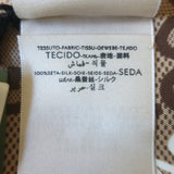Gucci x Balenciaga Hacker Project GG Logo Print Neck Bow Scarf Brown Silk NEW