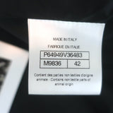 Chanel 20N Coco Neige Tweed Down Puffer Jacket Black/White Size 42 NEW