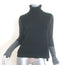 Vince Tri-Colorblock Turtleneck Sweater Black/Charcoal Size Extra Small