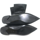 Louis Vuitton Thigh High Flat Boots Black & White Leather Size 38