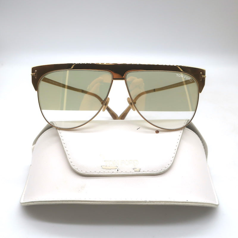 Tom Ford Winter Gold-Plated Sunglasses FT707 30G 62mm