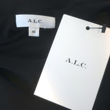 A.L.C. Alice One-Shoulder Tee Black Cotton Jersey Size Extra Small NEW