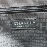 Chanel Tweed Camellia Large Messenger Bag Gray/Black