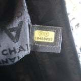 Chanel Tweed Camellia Large Messenger Bag Gray/Black