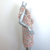 Zadig & Voltaire Reens Butterfly Dress Ecru Ruffled Silk Size Small