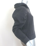 Ba&sh Bora Crystal-Embellished Hooded Sweatshirt Gray Size Small