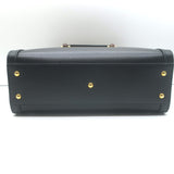 Gucci Diana Medium Tote Black Leather Bamboo-Handle Crossbody Bag