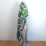 Hermes Sous L'Egide de Mars 140cm Cashmere-Silk Shawl Scarf Cream/Green