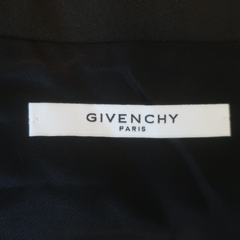 Givenchy Richardo Tischi 2017 Crystal-Button Blazer Black Size 50 Two-Button Jacket